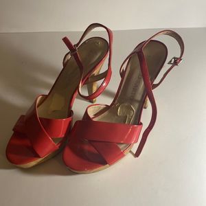 Franco Sarto red shoe size 7